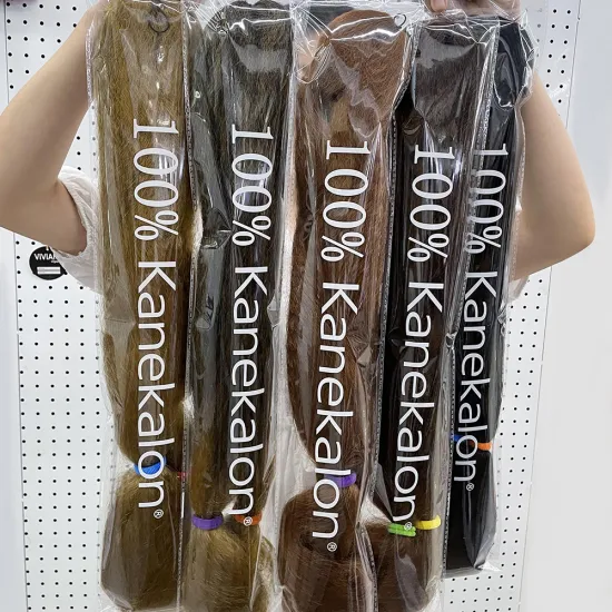 Wholesale Private Label Kanekalon Jumbo Braiding Hair: Synthetic Japanese Fiber Soft Fiber Extensions