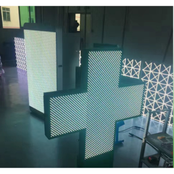 P10 Double Side Cross Pharmacy LED Display