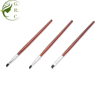 Premium Angled Eyebrow Makeup Brush For Powder Cream