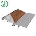 Plancher en bois d'origine aluminium extérieur imperméable