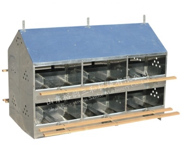 Yuyun Sanhe 24-Hole Chicken Egg Laying Nest with Anti-Perch Brackets