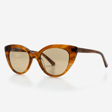 Gatto Eye Quintessential Design Design Acetato Occhiali da sole da donna