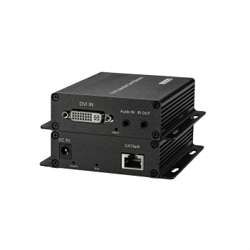 DVI Extender over Ethernet: 120m 1080P Transmitter Receiver for TCP/IP Router and CCTV LKV373