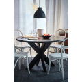 Kitchenette Table Round Extendable Dining Table