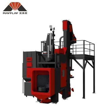 Mayflay Reliable Rotary Table Shot Blasting Machine For Sale