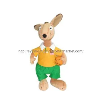 Plush Kangaroo Toy, plush basketball kangaroo toy