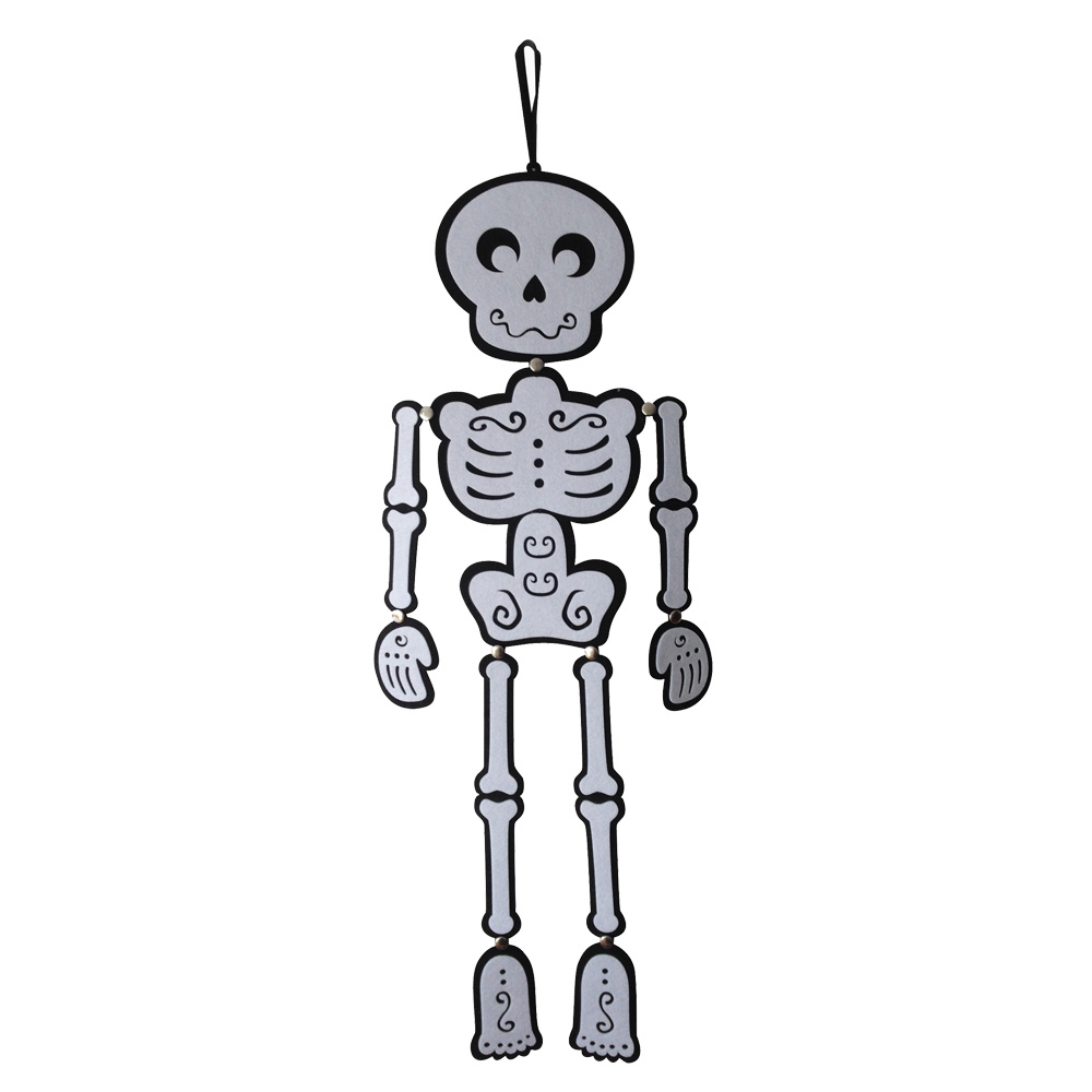 Halloween Skeleton Wall Sign