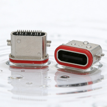 Waterproof USB Type-C 16 Pin Connectors