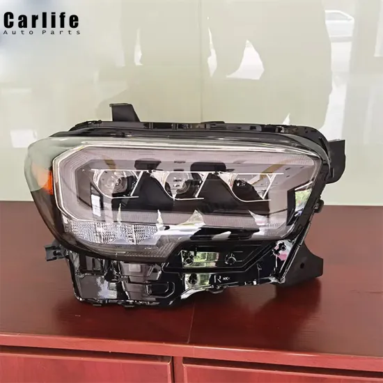 3 Lens LED Headlights Assembly for Toyota Tacoma 2020-2023