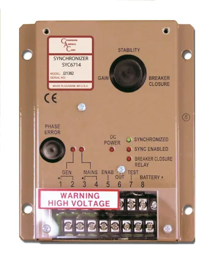 OEM Genuine Genset Generator Parts and Synchronizers: Model SYC6714