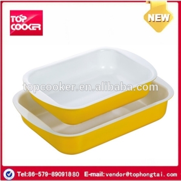 Cookware Factory Aluminium Ceramic Roaster Pan In Pans