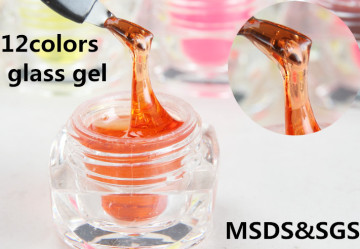 Hot sale!Wholesale beauty supply China new products glass bottles gel uv professionals healthy glass uv gel