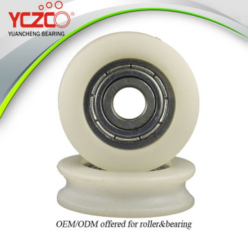 Small Sliding Door Track Guide Rail with Roller Wheel