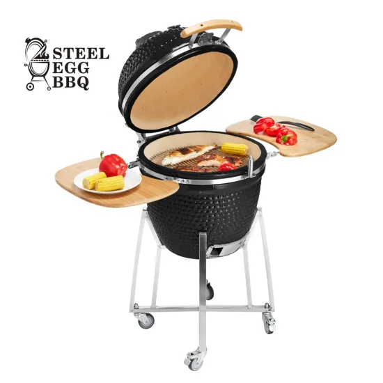 SEB KAMADO BBQ Ceramique Grill with Table Ceramic Charcoal Barbeque Aukr 21 22 Barbique Grill by Outdoor Oven