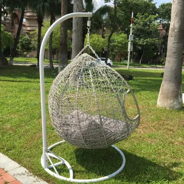 Outdoor garden furniture courtyard Weaving Rattan Patio chair Egg shaped swing chair