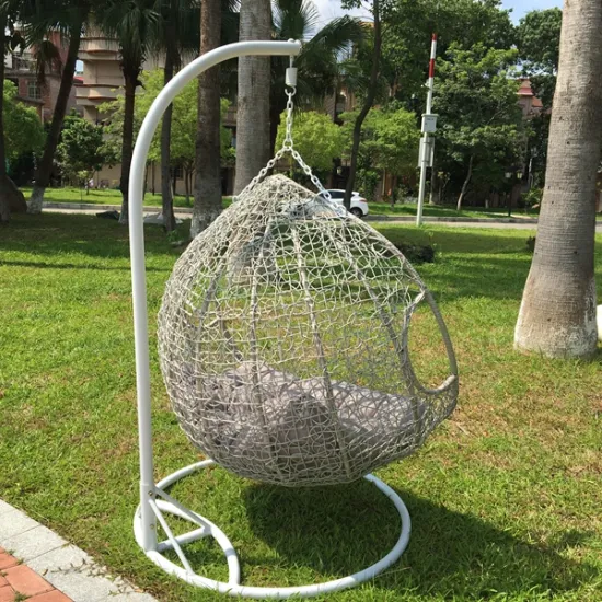 Outdoor garden furniture courtyard Weaving Rattan Patio chair Egg shaped swing chair