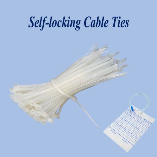 Kabelbinder aus Nylon für das Gesundheitswesen Selbstsichernde Kabelbinder