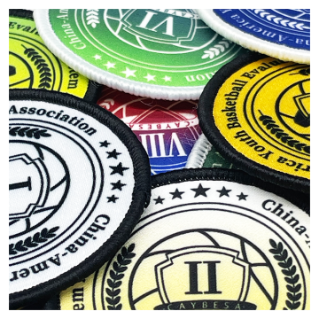 Custom Fabric Embroidered Patch Badges for Clothing