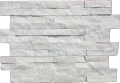 Pietre naturali della sporgenza del rivestimento della parete del quarzo bianco