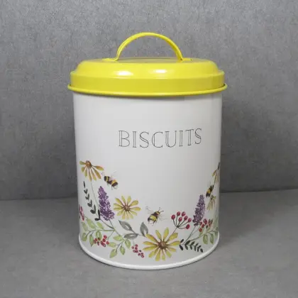 Home Basics Tin Kitchen Food Storage Canister