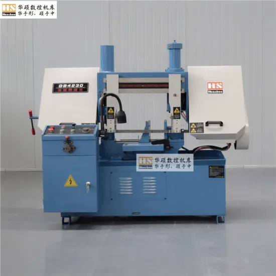 GB4230 Metal Cutting Band Saw Machine: Horizontal Sawing for Stainless Metal with Precision Blades