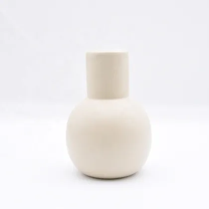 Living Ceramic Vase: Home Decor Tabletop Flower Vase