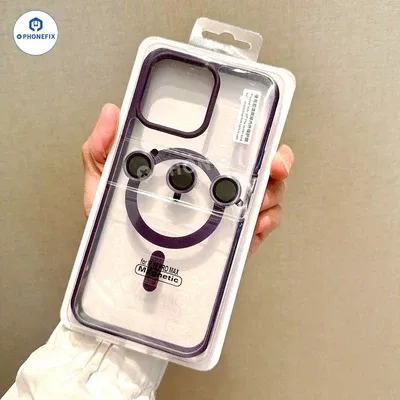 Keep Your iPhone Safe and Sleek – Magnetic Frosted Phone Case with Lens Protection