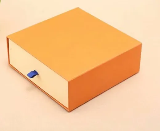 Gift Candy Drawer Packaging Boxes With Ribbon Tie