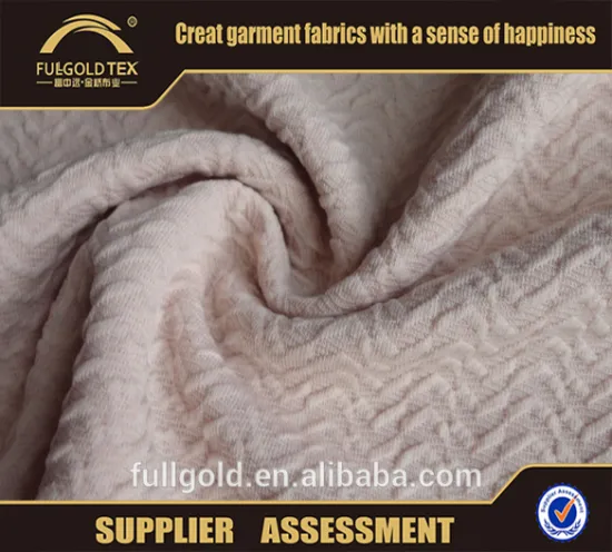 Jacquard jersey sweater knit fabric price per meter