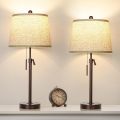 Adjustable Height Table Lamp for Bedroom