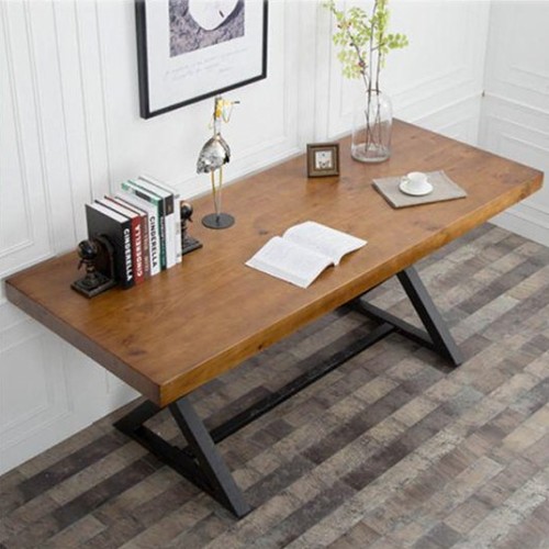 Solid Wood Color Square Table