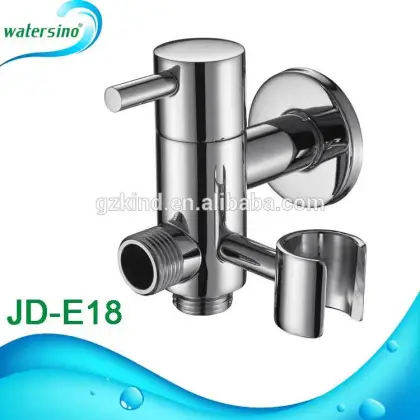 JD-E17 three way Brass body stop Angle Valve