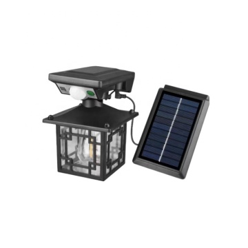 Motion Sensor LED Wall Lamp: Solar-Powered Outdoor Garden Light with Remote Control