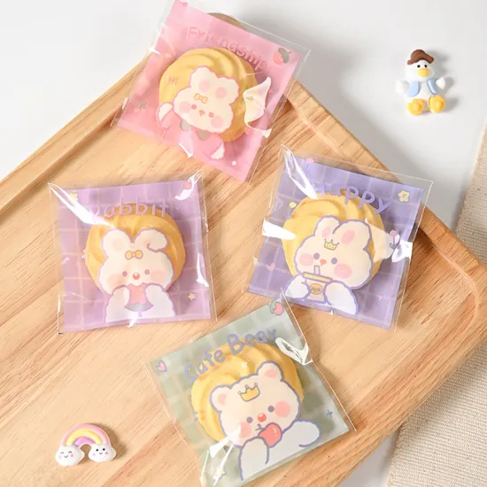 Wholesale Clear Self-Adhesive Plastic Bags for Candy, Cookies, Biscuits & Snacks