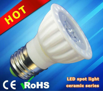 E27 3W Best selling LED spotlight,ceramics light with 2 year warranty