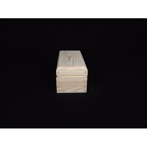 New Plain Unfinished Wooden Tea Bags Box