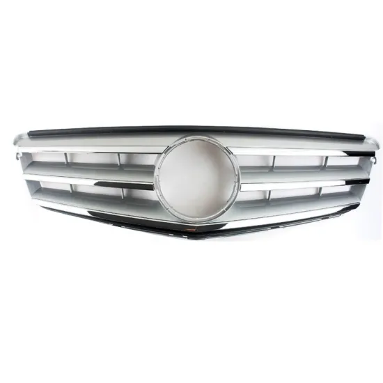 Silver Black Grill Front Grille 2048800023 for Mercedes Benz W204 C CLASS Sport 2007-2014