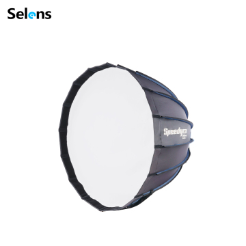 Selens SLS4-SC90: 90cm Quick-Folding Circular Softbox for Efficient Outdoor Photography