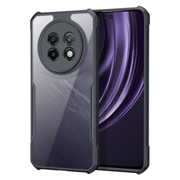 Black TPU Bumper Case rigido acrilico chiaro per Realme 14 Pro Plus