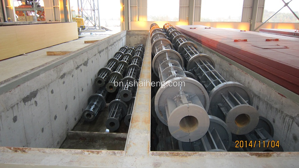 কংক্রিট মেরু উত্পাদন লাইন ইস্পাত ছাঁচ