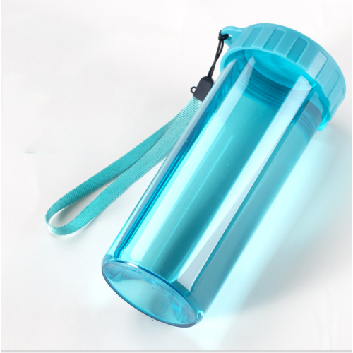 folding coffee cup with Carabiner PC transparent simple plastic water cup anti-fall Supplier