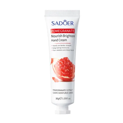 Pomegranate Hand Cream - Moisturizing, Refreshing, 30g Whitening