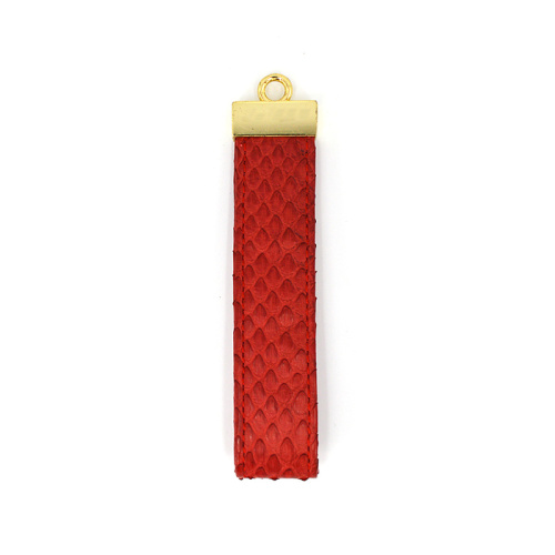 Wholesale Custom Printing Simple Python Leather Key Chain