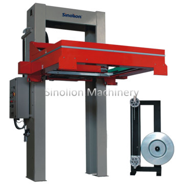 Automatic plaster board strapper