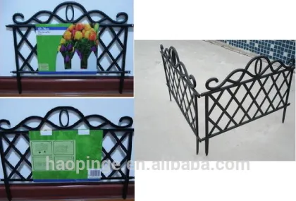 small garden fence/ pvc garden fence/garden privacy fence