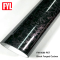 Red 3D forged carbon fiber automobile film