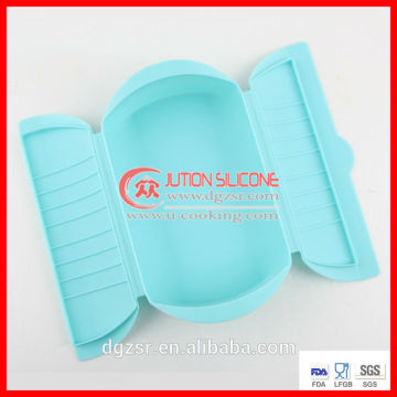 Fashion latest food grade silicone lunch box
