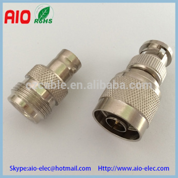 N female to bnc female and BNC male to N male adaptor RF connector