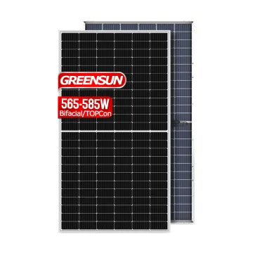 Rotterdam Stock 182mm TopCon Half Cut 144 Cells 580W Black Frame Full Screen Solar Panel