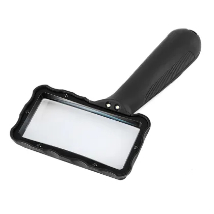 2.5x LED Plastic Rectangular Magnifying Glass Lamp